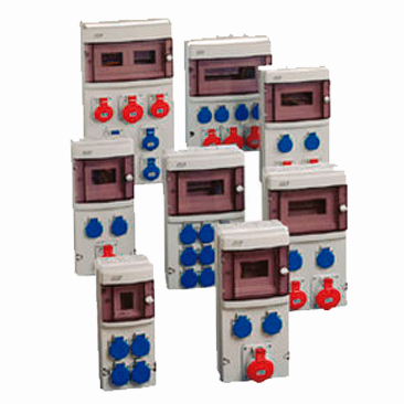 BJC T-15-2 CAIXA  2 BASES 16A I 2 BASES 3P+T 16A